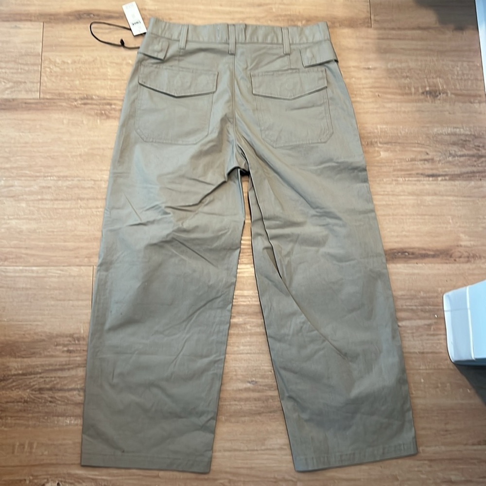 AGOLDE Daria High Waist Crop Wide Leg Twill Utility Pants NWT Size - 27 - Picture 4 of 10
